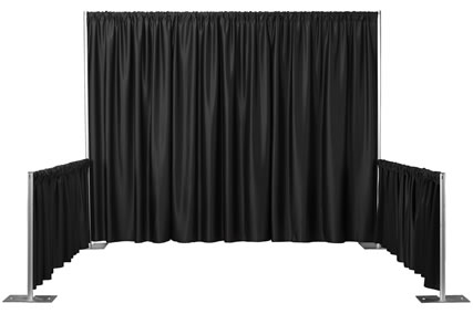 Pipe Draping 10 X 10 Booth