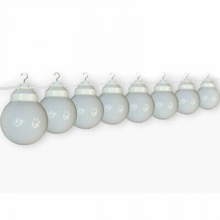 Tent Lighting - Strand of 8 Globe Lighting