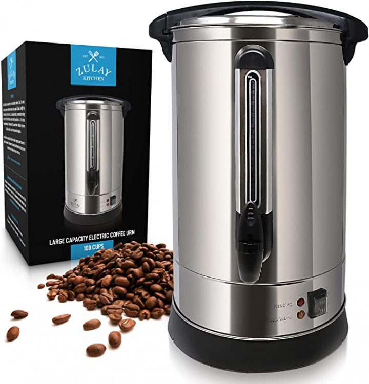 Zulay Hot Water Commercial Coffee Urn Zulay Hot Water Commercial Coffee Urn