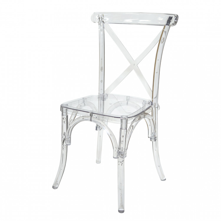 Clear X Back Chair Clear X Back Chair