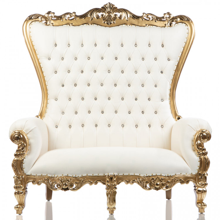 Bridal Throne Gold 2 Seater