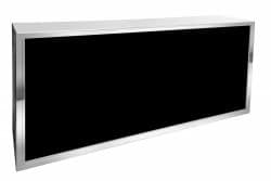 Bar Silver Black Acrylic White Top