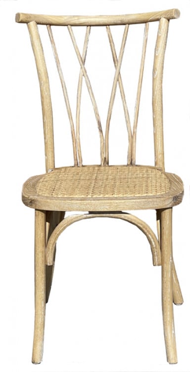 Wooden Rattan Willow Chair