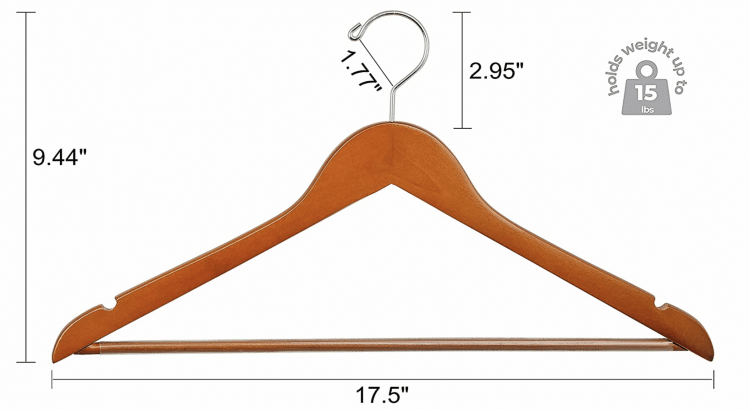 Hardwood Coat Hanger - Hanger