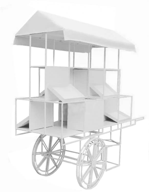 White Flower / Candy Cart