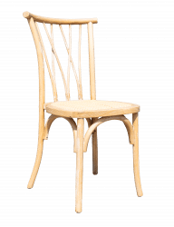 Wooden Rattan Willow Chair