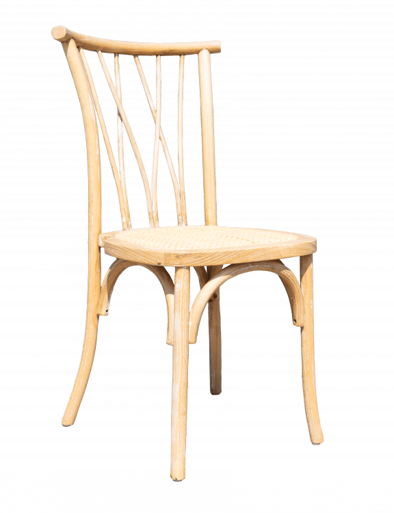 Wooden Rattan Willow Chair