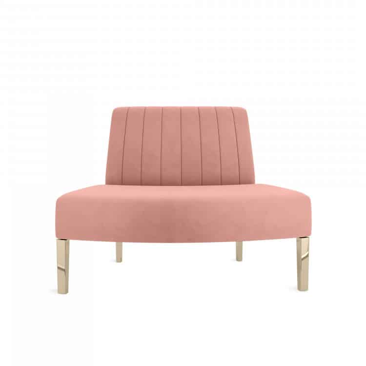 Kincaid Outside Round -Blush Velvet