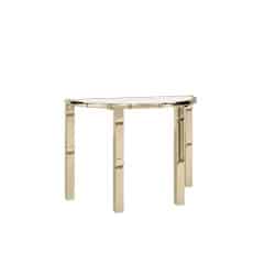 Metropolitan Arch Table - Polished Gold - Polished Legs