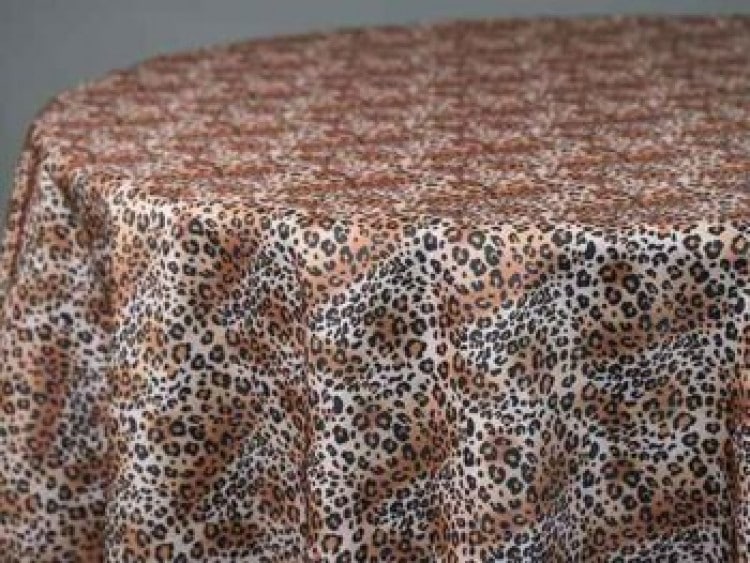 Leopard Linen & Tablecloth Rental
