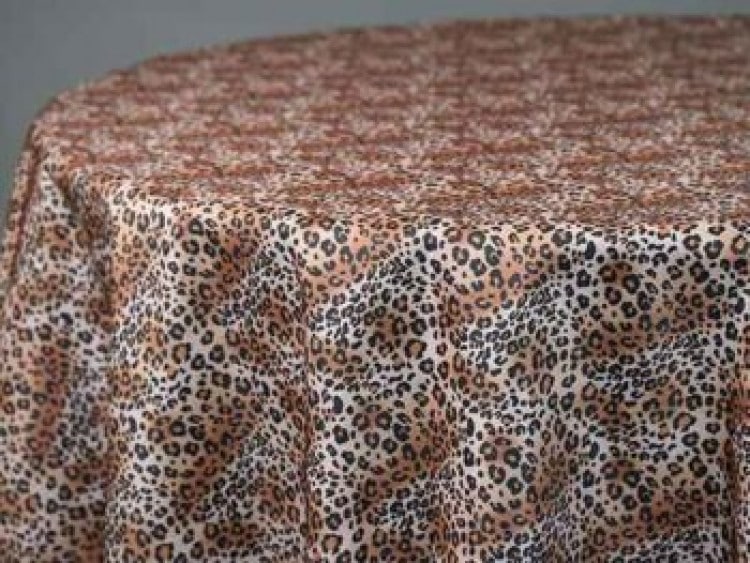 Leopard Linen & Tablecloth Rental