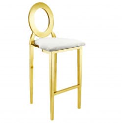 Gold Carli Barstool