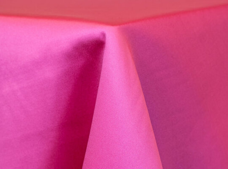 Hot Pink Lamour Matte Satin Linen