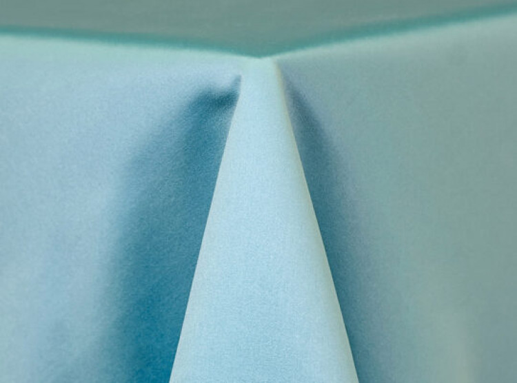 Turquoise Lamour Matte Satin Linen