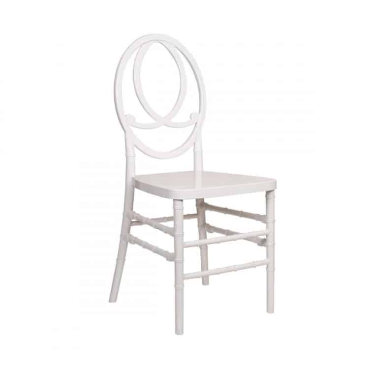 White Phoenix Back Chair