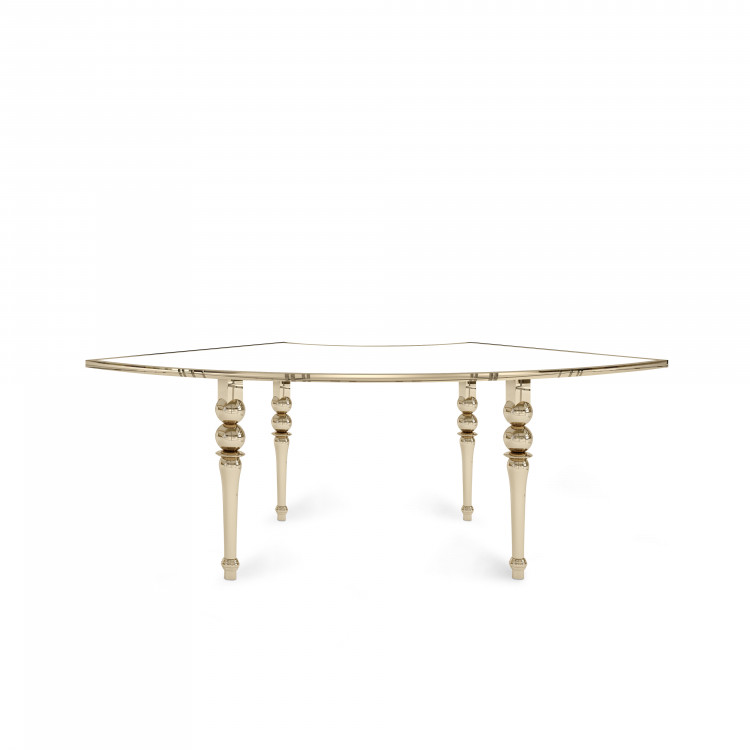 Metropolitan Curve Table - Polished Gold - 30 Ambassador Le