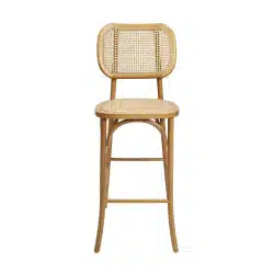 Natural Rattan Barstool