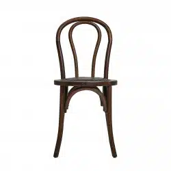 Walnut Bentwood Chair & Nailhead Padded Seat