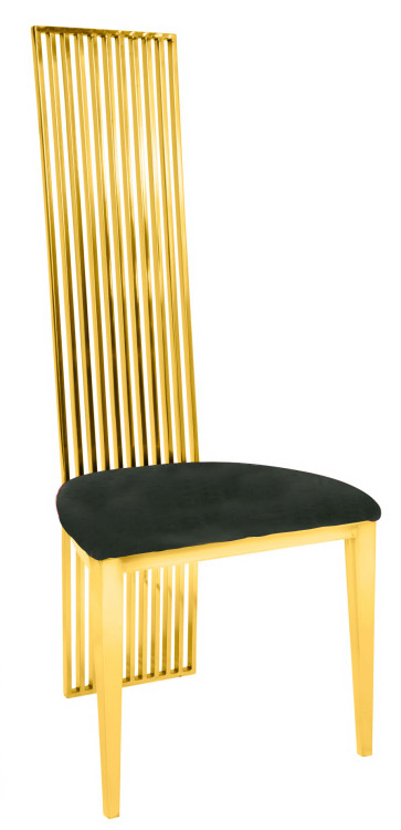 Gold Florence Chair Dark Green