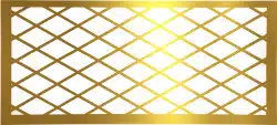 6ft Diamond Front Gold (GW)