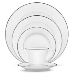 White China W' Silver Rim